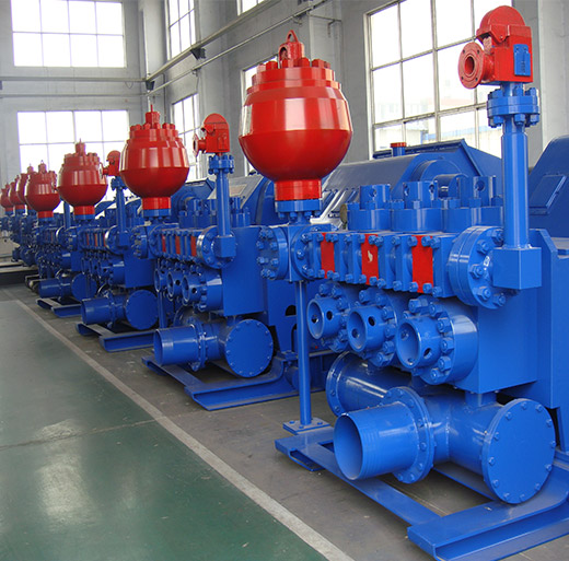 Triplex pump shop